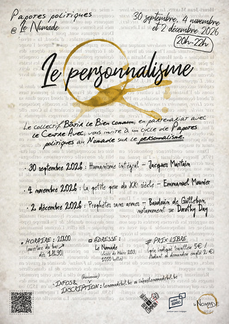 Papotes politiques sur le personnalisme